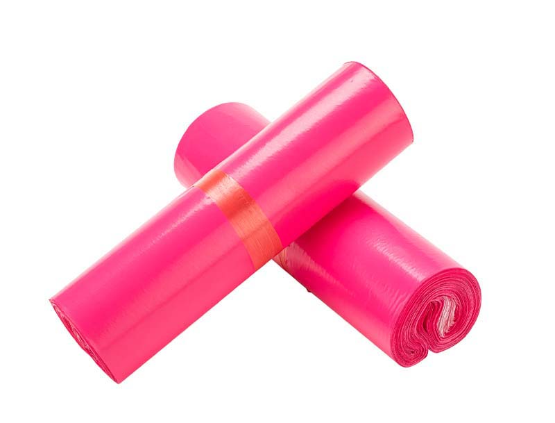 翁源玫红色快递袋-02